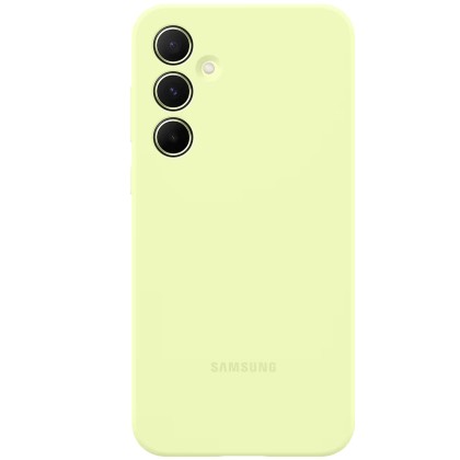 Galaxy A55 5G - Capac protectie spate Silicone Case, Verde Lime