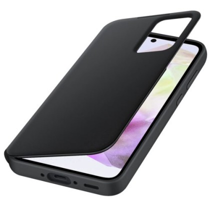 Galaxy A35 5G - Husa Flip Smart View Wallet Case, Negru