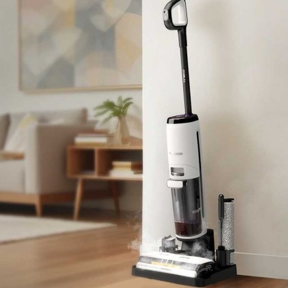 Aspirator vertical Tineco Floor One S7 Steam Plus, Smart Floor Washer, Li-Ion 3.9 Ah (25.2 V), 240W, WiFi