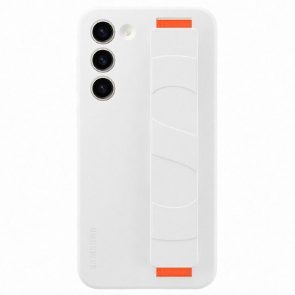 Galaxy S23 Plus (S916) - Capac protectie spate Silicone Grip Case - Alb