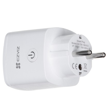 Stecher priza inteligenta EZVIZ Smart Plug Wifi, cu monitorizare consum energie, T30-10B