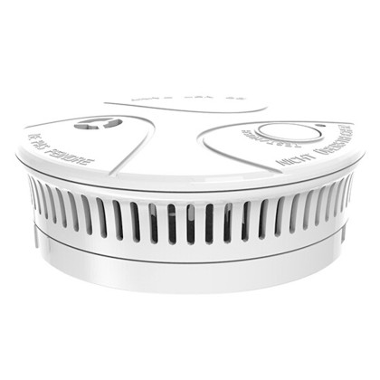 Senzor fotoelectric de fum EZVIZ T4C, Smart Home, baterie 2300 mAh, Wi-Fi,