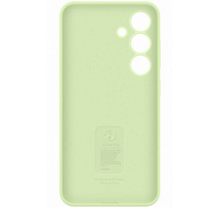 Capac protectie spate Samsung Silicone Case pentru Galaxy S24 (S921), Light Green