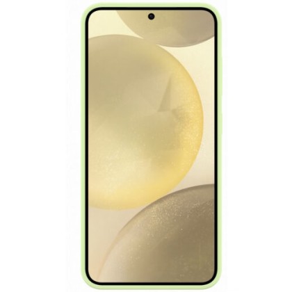 Capac protectie spate Samsung Silicone Case pentru Galaxy S24 (S921), Light Green