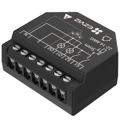 Releu inteligent Ezviz T36, Wi-Fi, cu programare si automatizare, control vocal, monitor de tensiune, control pe doua canale