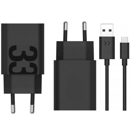 Incarcator retea Motorola TurboPower 33W, port USB-A, inclus cablu USB Type-C (1 m), PG38C06448