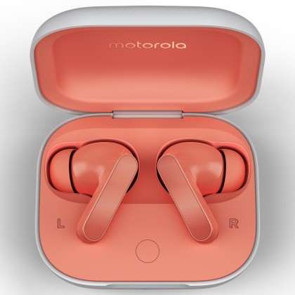 Casti Bluetooth Stereo motorola MOTO Buds, Wireless Earbuds, tip “In-Ear”, Coral Peach