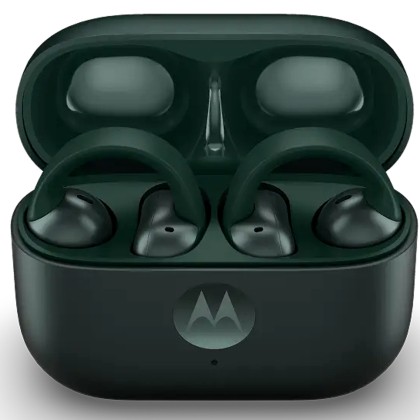 Casti Bluetooth Stereo motorola MOTO Buds Loop, True Wireless, Sound by Bose, tip “In-Ear”, PANTONE Trekking Green