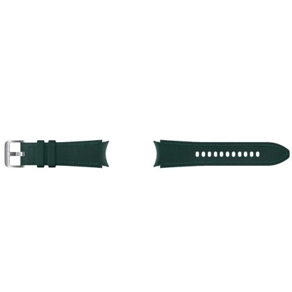 Bratara Samsung Hybrid Leather Band (20mm, S/M) pentru Galaxy Watch 4 / 4 Classic, Verde