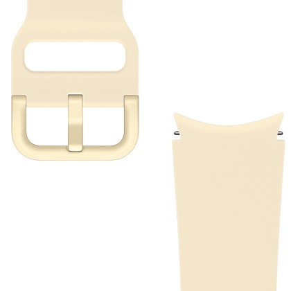 Bratara Samsung Sport Band (20mm, S/M) pentru Galaxy Watch 4 / 4 Classic, Bej