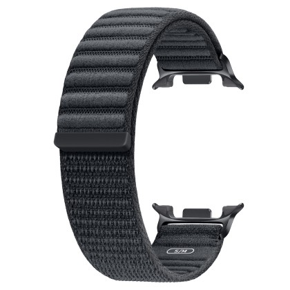 Bratara Samsung Galaxy Watch 8/8 Classic Fabric (S/M), Gri inchis