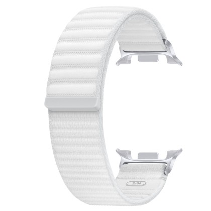 Bratara Samsung Galaxy Watch 8/8 Classic Fabric (S/M),  Alb