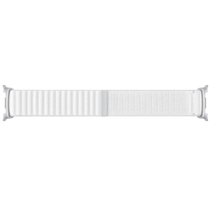 Bratara Samsung Galaxy Watch 8/8 Classic Fabric (M/L), Alb