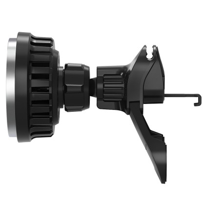 Suport auto telefon cu incarcare wireless Car Wireless Charger Magnetic, cu suport Qi2 Ready, prindere de orificiul de aerisire, Negru