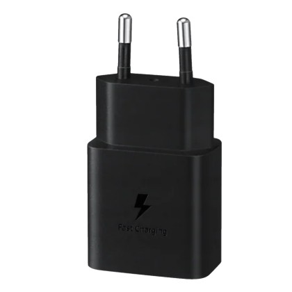 Incarcator retea Fast Charger 15W, port USB Type-C, fara cablu, Negru