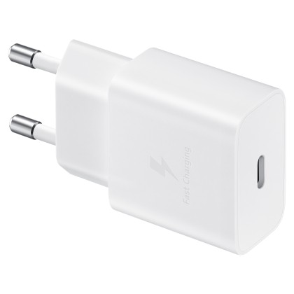 Incarcator retea Fast Charger 15W, port USB Type-C, fara cablu, Alb