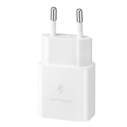 Incarcator retea Fast Charger 15W, port USB Type-C, fara cablu, Alb