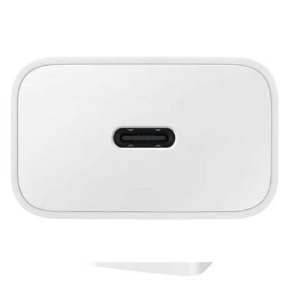 Incarcator retea Fast Charger 15W, port USB Type-C, cablu Type-C - Type-C inclus, Alb