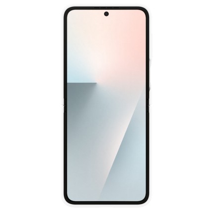 Capac protectie spate Samsung Galaxy Z Flip7 FE Silicone Case, Alb