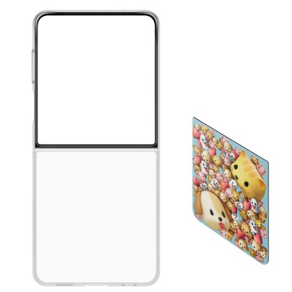 Capac protectie spate Samsung Galaxy Z Flip7 Flipsuit Case, Transparent