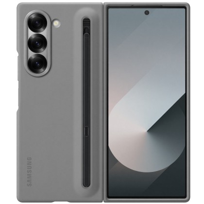 Husa de protectie Samsung Slim S-Pen Case pentru Galaxy Z Fold 6 , Gri