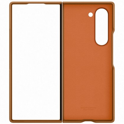 Galaxy Z Fold 6 - Capac protectie spate Kindsuit (Leather) Case - Maro
