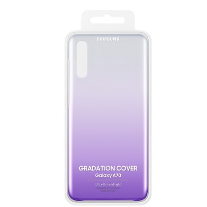 CAPAC PROTECȚIE SPATE SAMSUNG GRADATION COVER PENTRU GALAXY A70 2019 (A705), EF-AA705C VIOLET