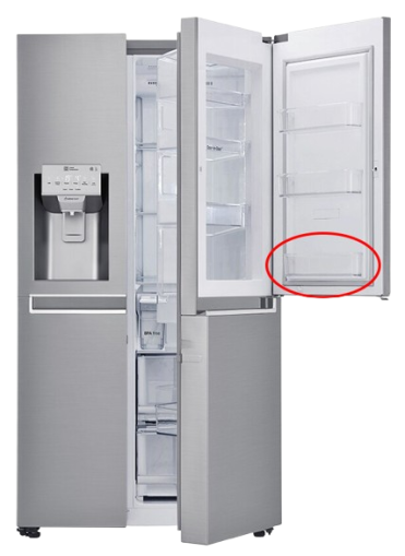 RAFT USA FRIGIDER LG GSJ761SWXZ