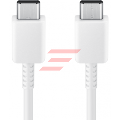 Cablu date si incarcare USB-C + USB-C Samsung EP-DA705BWE, 1m, Alb