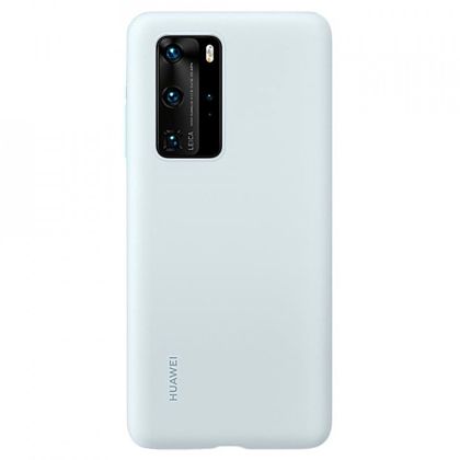 HUSA P40 PRO - CAPAC SPATE SILICON AIRY BLUE - stoc limitat