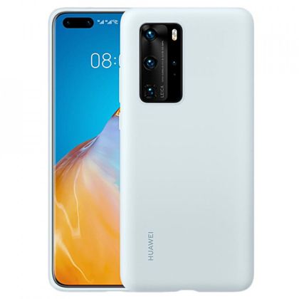 HUSA P40 PRO - CAPAC SPATE SILICON AIRY BLUE - stoc limitat