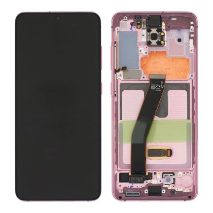 DISPLAY CU TOUCHSCREEN RAMA ROZ SAMSUNG GALAXY S20 5G G981 / S20 G980 (GH82-22123C)