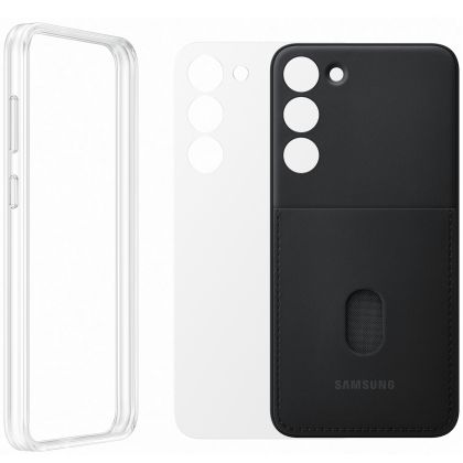 Galaxy S23 Plus (S916) - Husa, Capac protectie spate Frame Cover - Negru