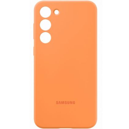 Galaxy S23 Plus (S916) - Husa, Capac protectie spate Silicone Case, Orange