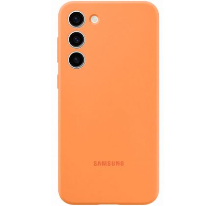 Galaxy S23 Plus (S916) - Husa, Capac protectie spate Silicone Case, Orange