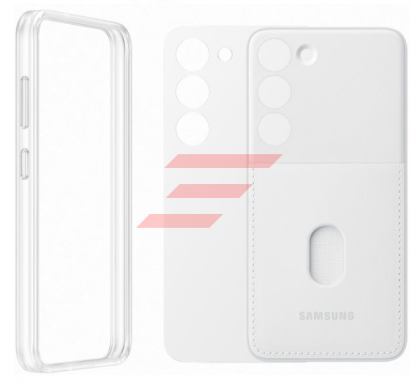 Galaxy S23 (S911) - Husa, Capac protectie spate Frame Cover - Alb