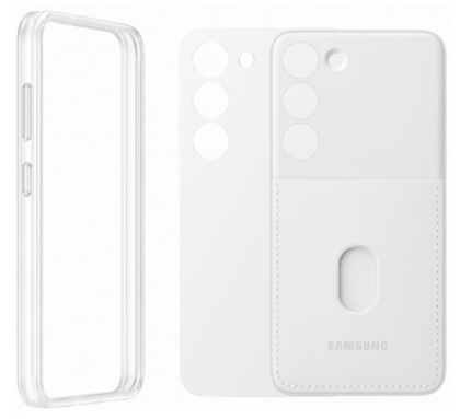 Galaxy S23 (S911) - Husa, Capac protectie spate Frame Cover - Alb