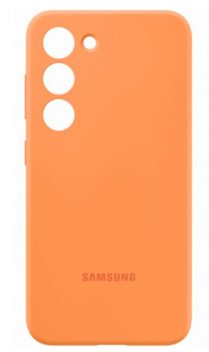 Galaxy S23 (S911) - Husa, Capac protectie spate Silicone Case, Orange