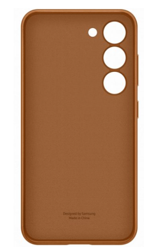 Galaxy S23 (S911) - Husa, Capac protectie spate Leather Case - Camel