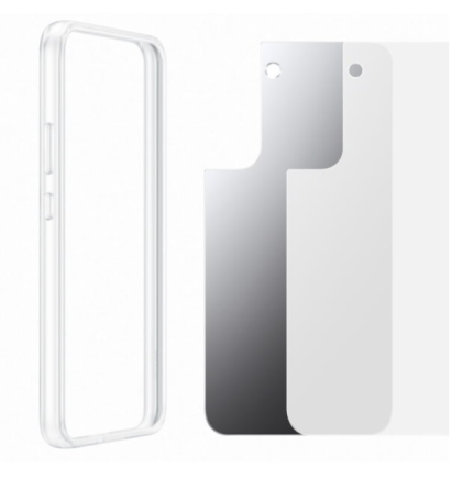 Galaxy S22 Plus (S906) - Husa, Capac protectie spate "Frame Cover" - Transparent