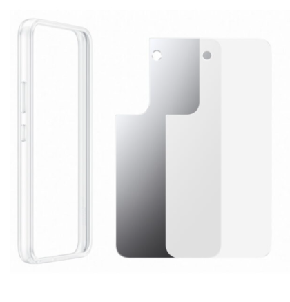 Galaxy S22 (S901) - Husa, Capac protectie spate "Frame Cover" - Transparent