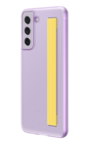 Galaxy S21 FE (G990) - Husa, Capac protectie spate "Slim Strap Cover", cu curea, Lavender Mov