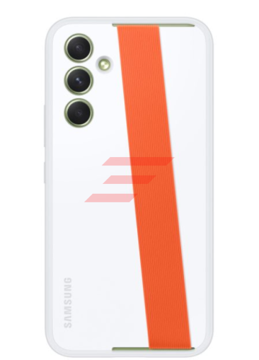 Galaxy A54 5G (A546) - Husa,  Capac protectie spate Silicone Grip Case - Alb