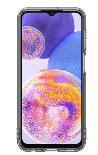 Galaxy A23 (A235) - Husa, Capac protectie spate "Soft Clear Cover" - Negru Transparent