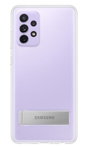 Galaxy A72, A72 5G - Husa,Capac protectie spate Clear Standing, Transparent