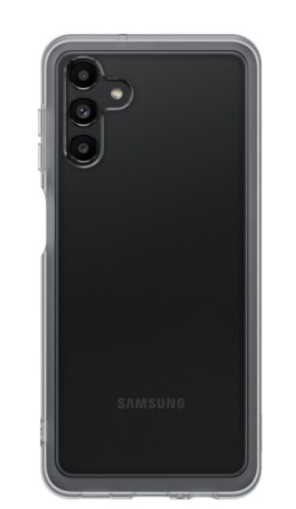 Galaxy A13 5G (A136) - Husa, Capac protectie spate "Soft Clear Cover" - Negru Transparent