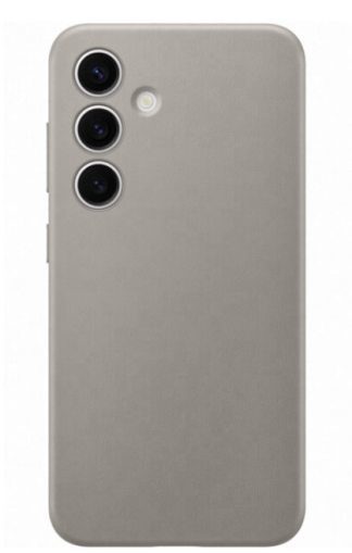 Galaxy S24 (S921) - Husa, Capac protectie spate Vegan Leather Case, Maro Taupe