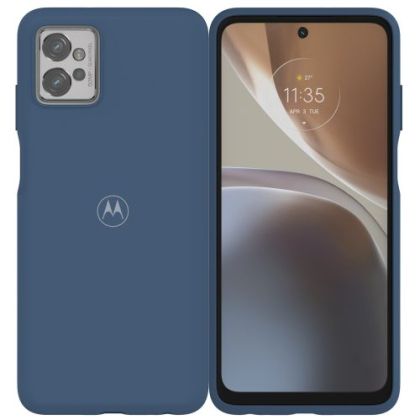 Moto G32 - Husa, Capac protectie spate "Premium Soft Case" - Albastru Duskblue