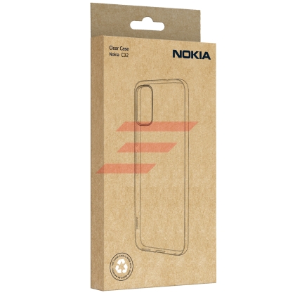 Nokia C32 - Husa, Capac protectie spate "Clear Case", 8P00000281 Transparent