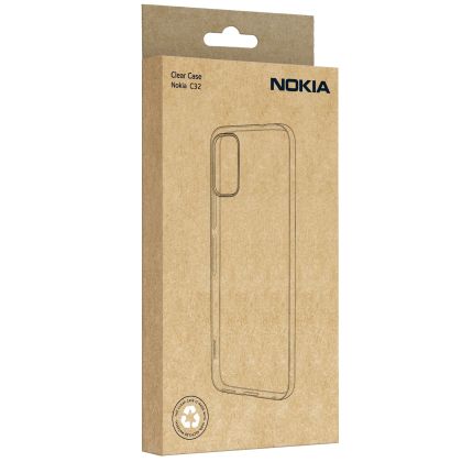 Nokia C32 - Husa, Capac protectie spate "Clear Case", 8P00000281 Transparent